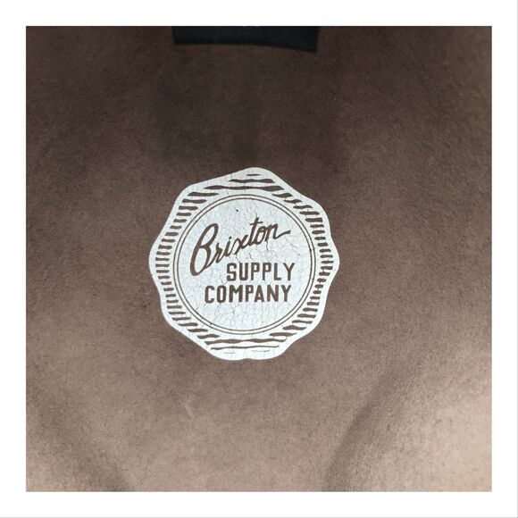 Brixton Womens Dalila Wool Felt Hat Small 7 56cm Beige Fedora Ribbon Floppy Brim - Picture 4 of 10